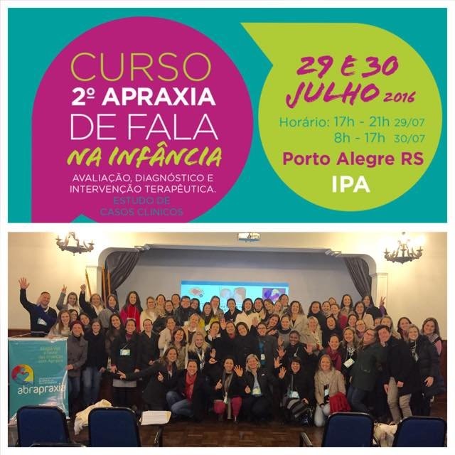 Participação de Celina Gutierrez Loureiro no curso 2º Apraxia de Fala na Infância